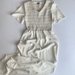 Zattcas Ivory Maxi Dress Size XS